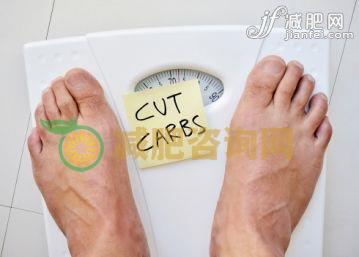 人,室内,45到49岁,足,白人_476980655_Feet on a scale with 'cut carbs' note_创意图片_Getty Images China