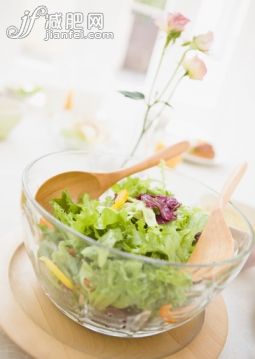 摄影,多义词,色拉用具,容器,餐盘_gic11055461_Green Salad_创意图片_Getty Images China